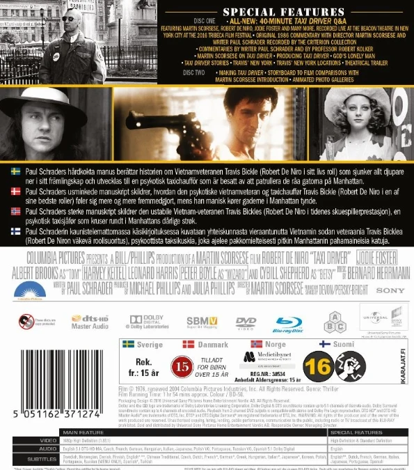 Taxi Driver: 40th Anniversary Edition (Blu-ray)