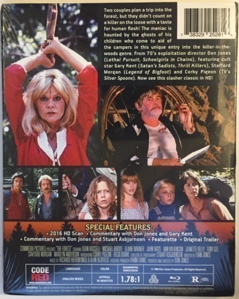 Pelon uhrit - The Forest (Blu-ray) Slipcase (1982) Code Red