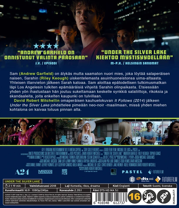 Under the Silver Lake (Blu Ray) 2018