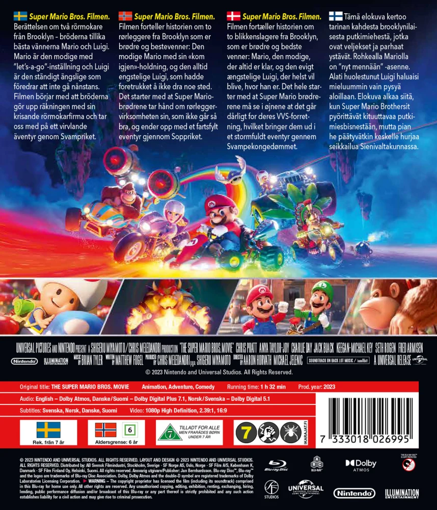 The Super Mario Bros. Movie (Blu-ray) 2023