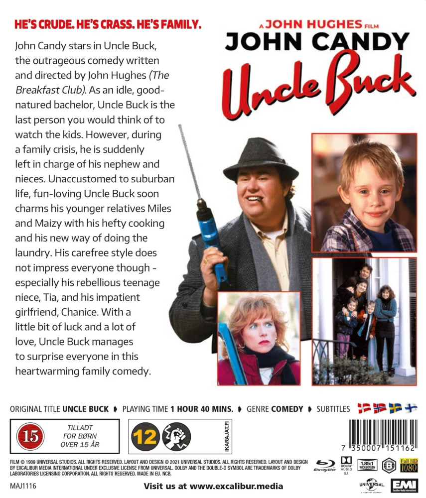 Hassu setä Buck (Blu-ray) Uncle Buck