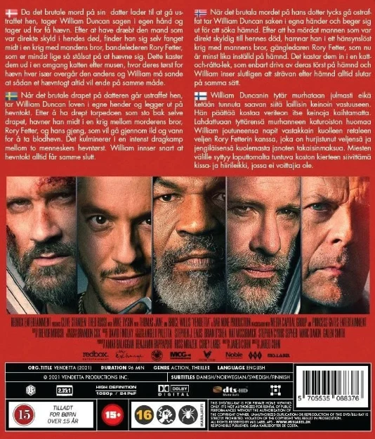 Vendetta (Blu-ray) Bruce Willis, Mike Tyson (2022)