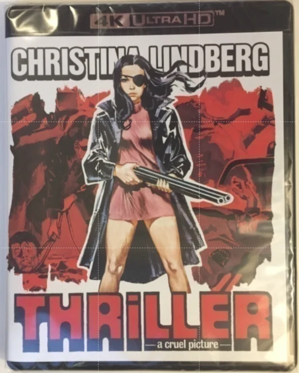 Thriller - A Cruel Picture - Limited Edition Variant Slipcover (4K Ultra HD + 2 x Blu-ray) Thriller - en grym film (They Call Her One Eye) Vinegar Syndrome