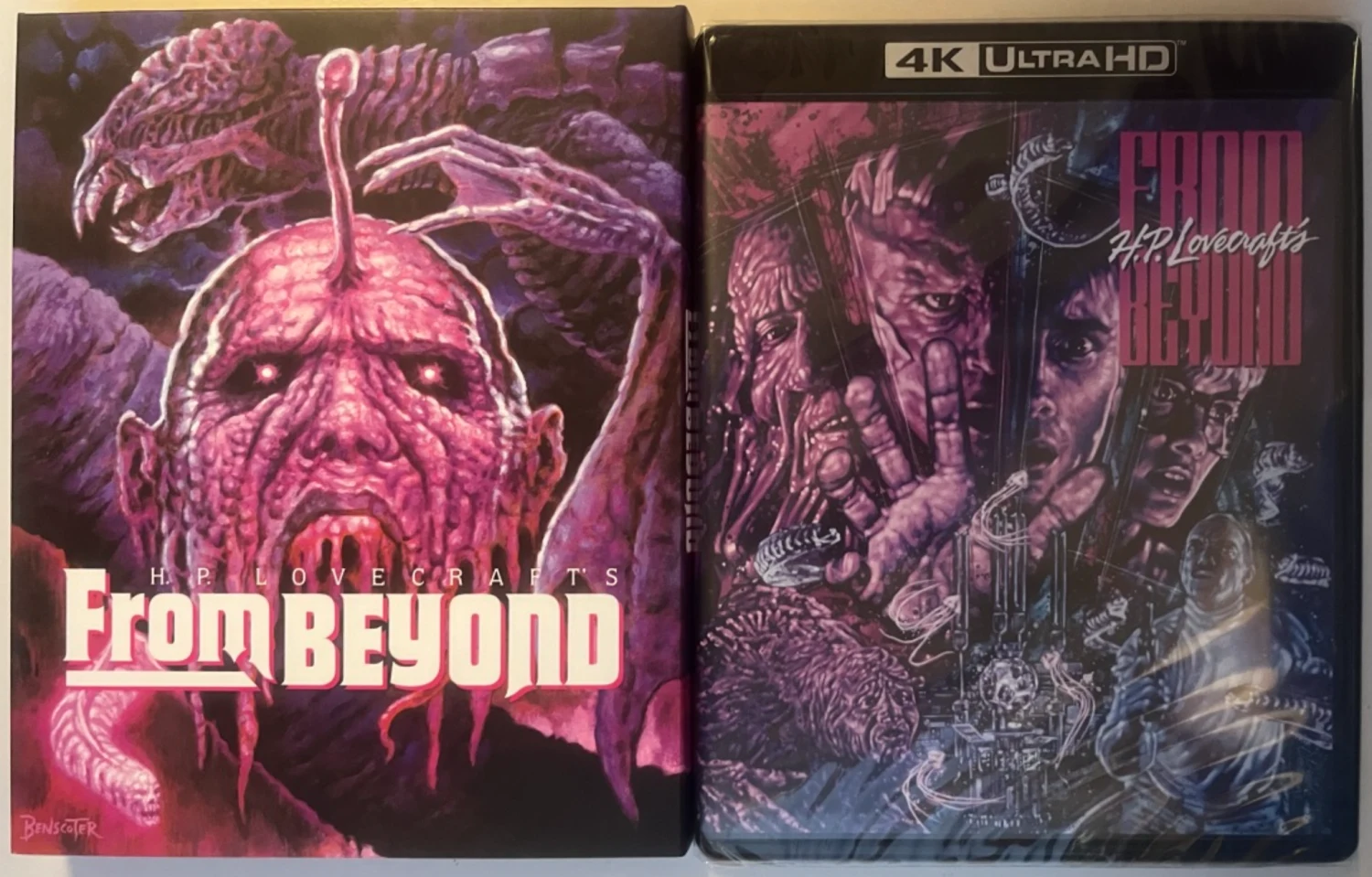 From Beyond (4K Ultra HD + 2x Blu-ray) Limited Edition Variant Slipcover (1986) Vinegar Syndrome