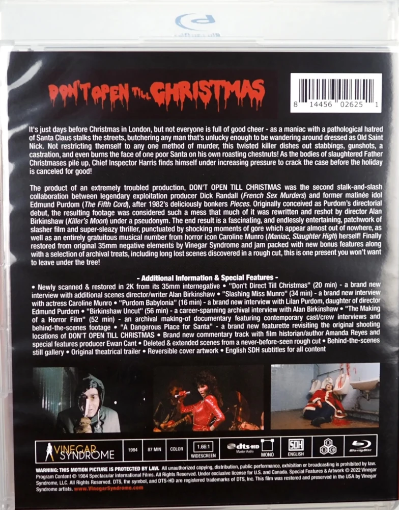 Don't Open Till Christmas (Blu-ray) Vinegar Syndrome