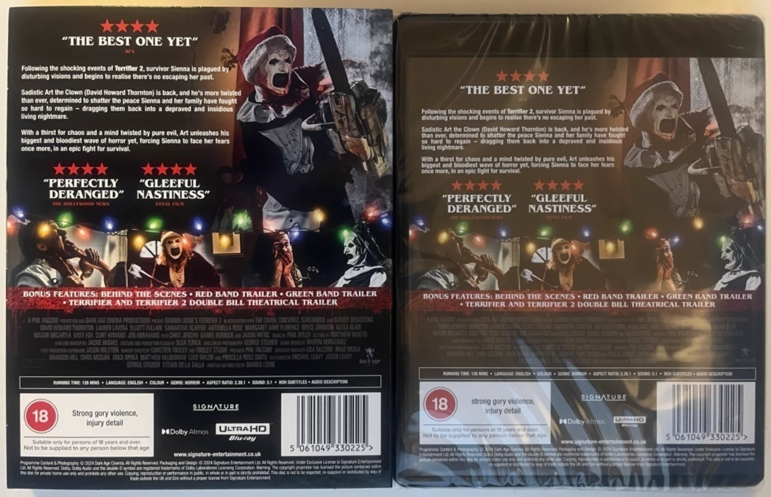 Terrifier 3 (4K Ultra HD) 2024 (Limited Slipcover)