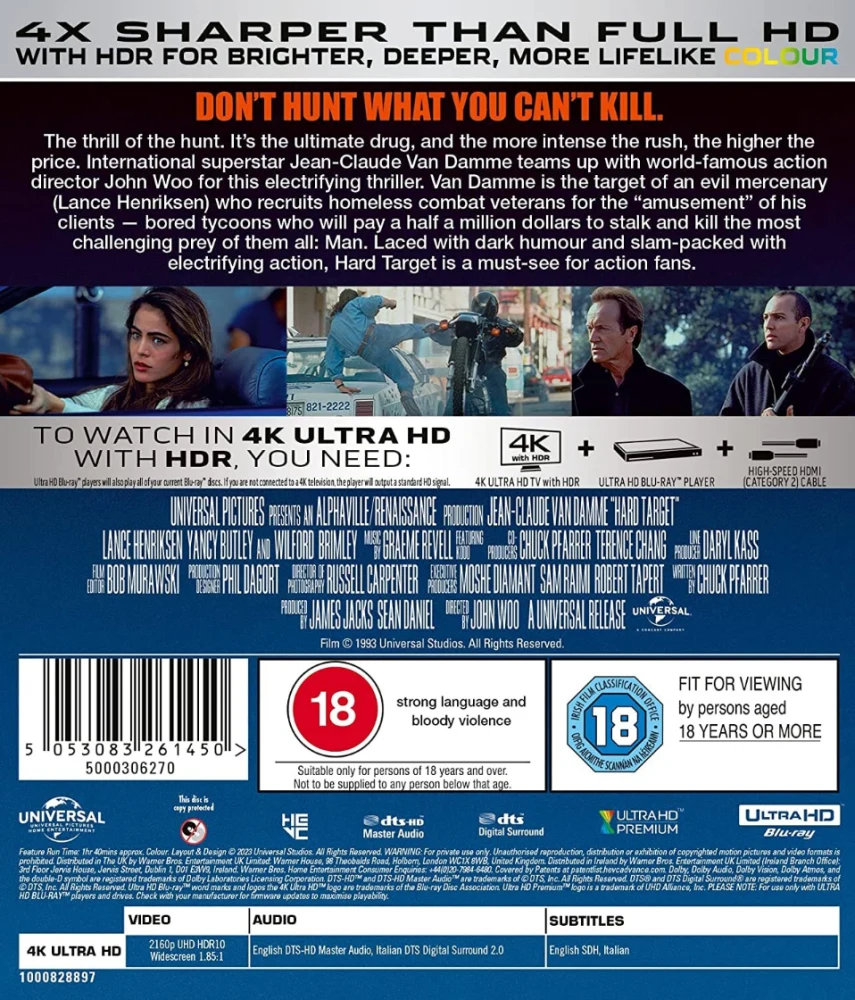 Hard Target (4K Ultra HD)