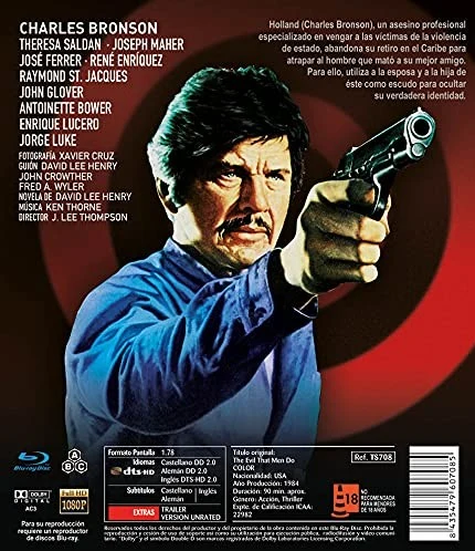 Pirullinen Kosto - The Evil That Men Do (Blu-ray) Unrated and Uncut! Leikkaamaton!