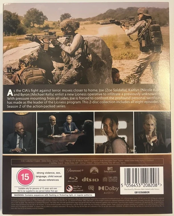 Lioness - Kausi 2 [Blu-ray] (2024) Slipcover (Season 2)