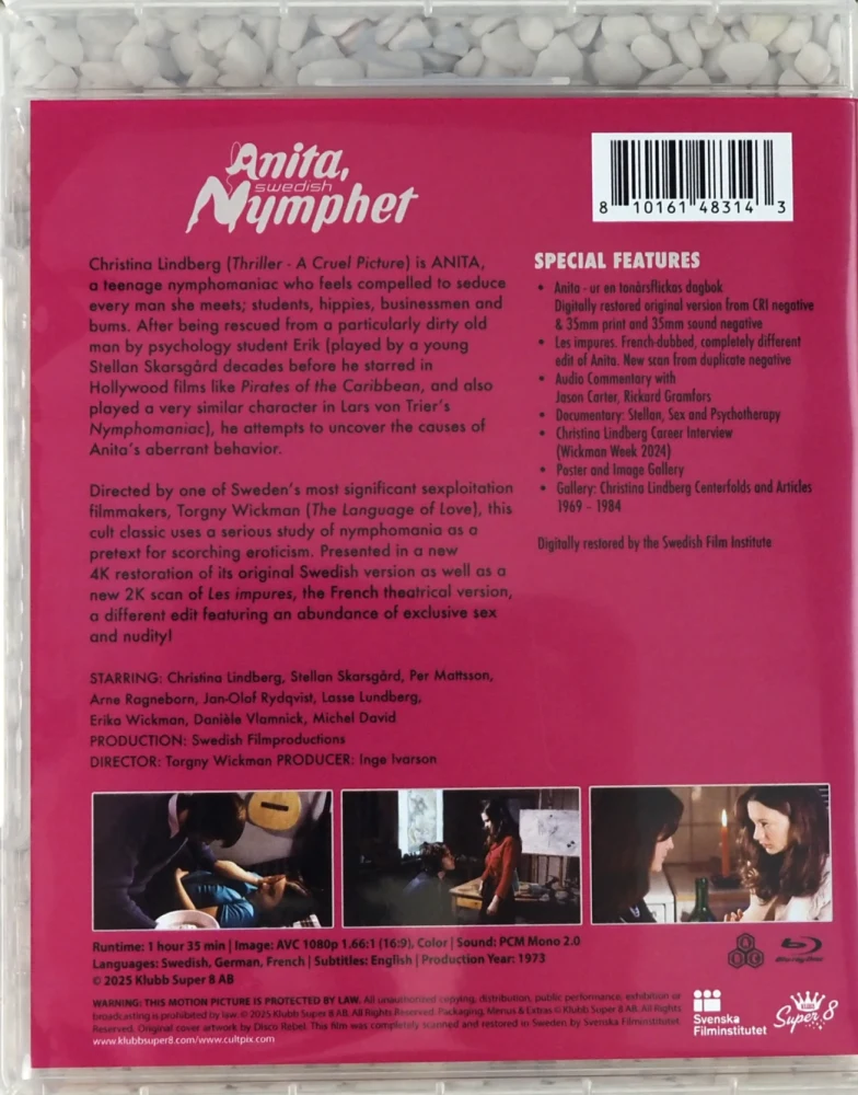 Anita - raportti 17-vuotiaasta nymfomaanista (Blu-ray) Anita: Swedish Nymphet