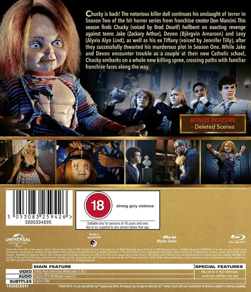 Chucky - Kausi 2 / Season 2 (Blu-ray) 2022