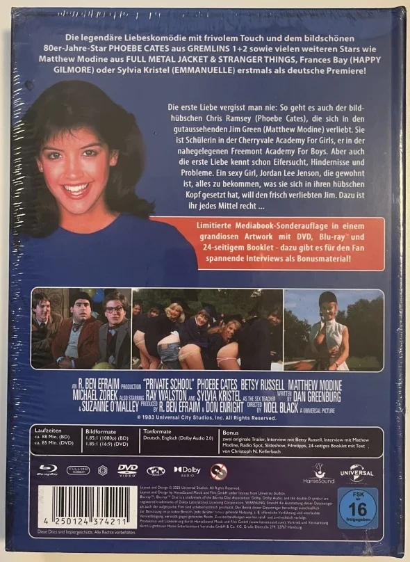 Yksityiskoulu - Private School - Limited Mediabook edition of 500 pieces (Blu-ray + DVD including 24 page booklet)