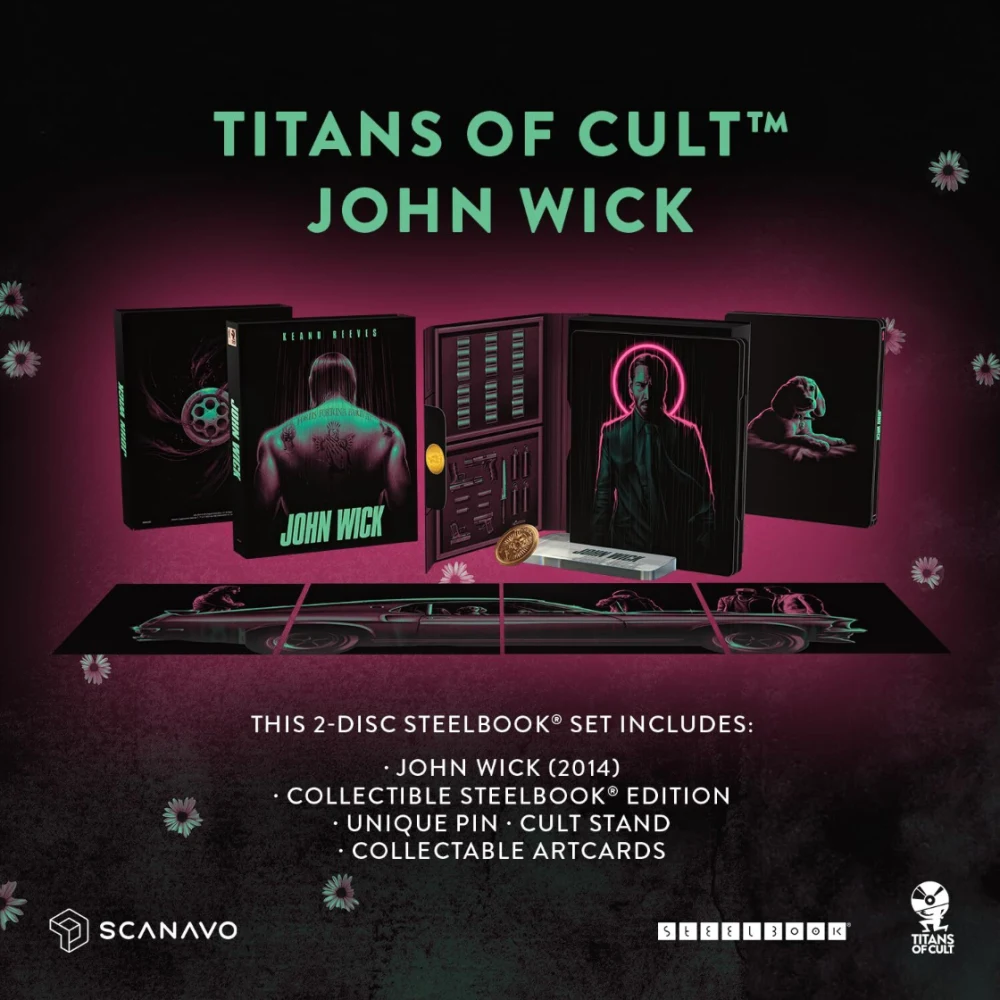 John Wick - Titans Of Cult Limited Edition (4K Ultra HD + Blu-Ray)
