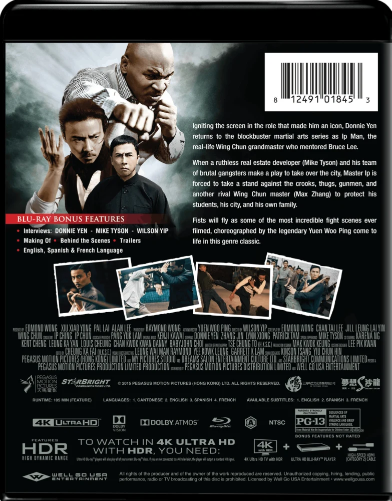 Ip Man 3 / Yip Man 3 [4K Ultra HD + Blu-ray]