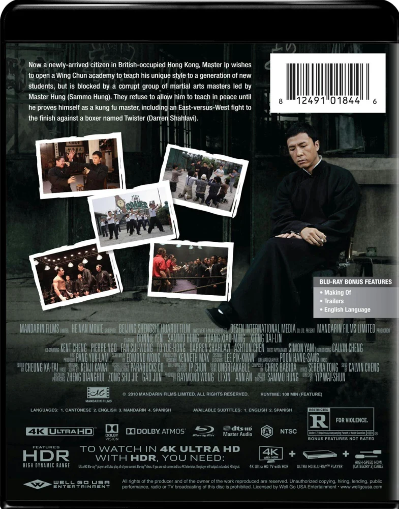 Ip Man 2 / Yip Man 2 [4K Ultra HD + Blu-ray] Slipcover