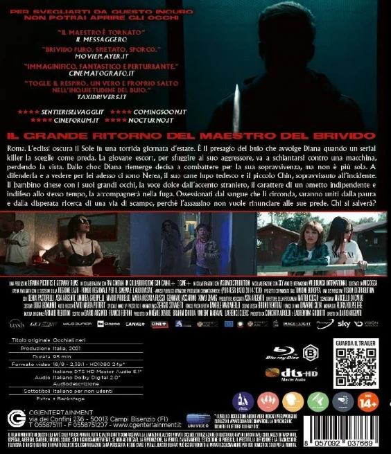 Dark Glasses - Occhiali neri (Blu-ray) 2022