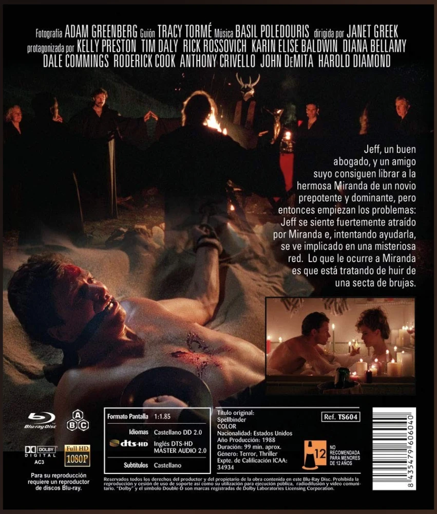 Noiduttu - Spellbinder (Blu-ray) 1988 (Kelly Preston)