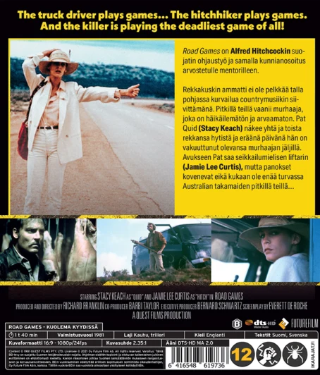 Kuolema kyydissä - Road Games (Blu-ray) 1981