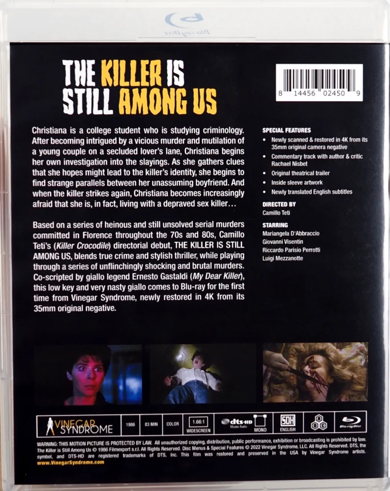 Forgotten Gialli: Volume 4 - BOX - Limited Edition (3 x Blu-ray) Vinegar Syndrome Exclusive / Arabella Black Angel / The Killer Is Still Among Us / The Sister of Ursula | Limited Edition Box Set / 6,000 copies