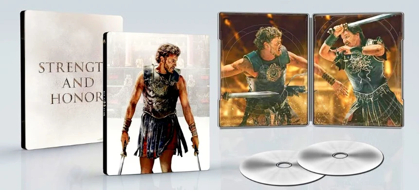 Gladiator II - Limited Edition Steelbook (2024) (4K Ultra HD + Bonus Blu-ray)
