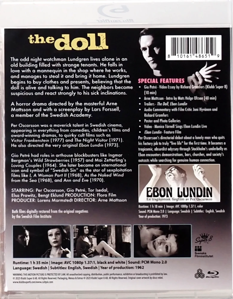 Vahanukke (Blu-ray) Klubb Super 8 (The Doll) Vaxdockan