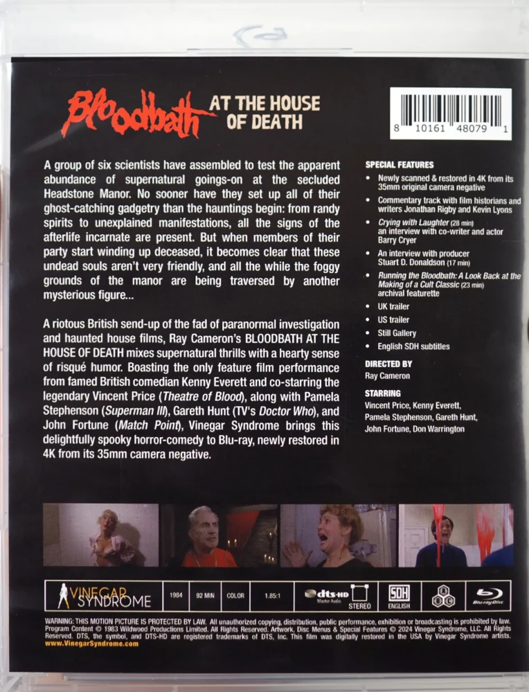 Ruuvit löysällä - Bloodbath at the House of Death (Blu-ray) Limited Edition Slipcover