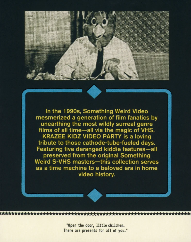 Krazee Kidz Video Party (Blu-ray) Limited Edition Slipcover (American Genre Film Archive)