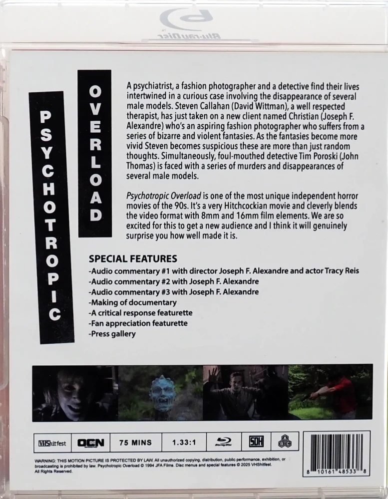 Psychotropic Overload (Blu-ray) Limited Edition Slipcover (VHSHitfest)
