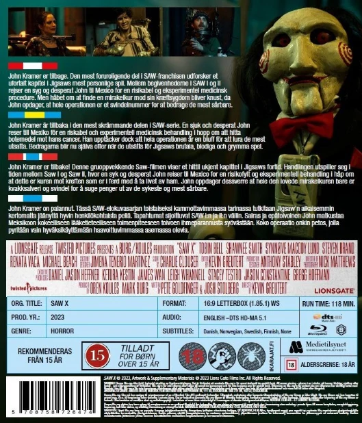 Saw X (Blu-ray) 2023