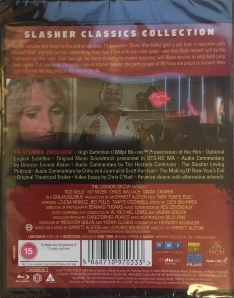 New Year's Evil (Blu-ray) Slasher Classics Collection 46#