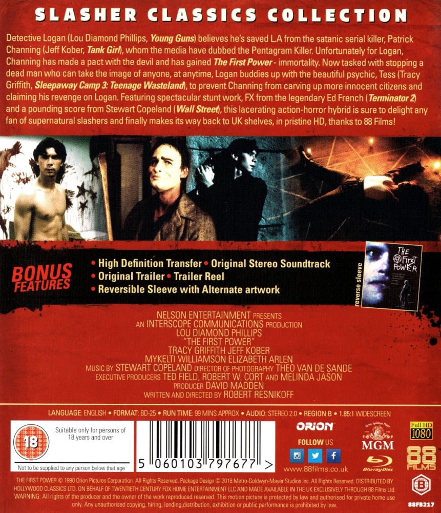 Pentagram - pahan syleily / The First Power (Blu-ray) Slasher Classic Collection 22#