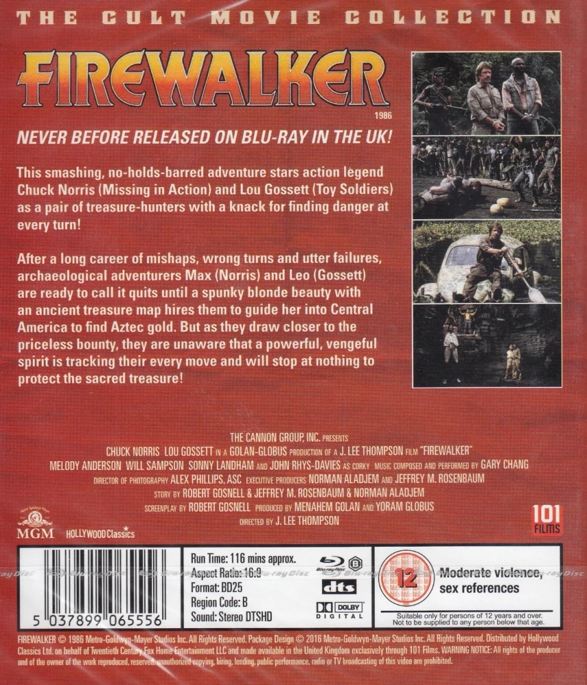 Tulijalka - Firewalker [Blu-ray] Chuck Norris (1986)