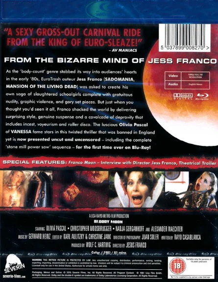 Bloody moon - Die Säge des Todes (Blu-ray) Leikkaamaton