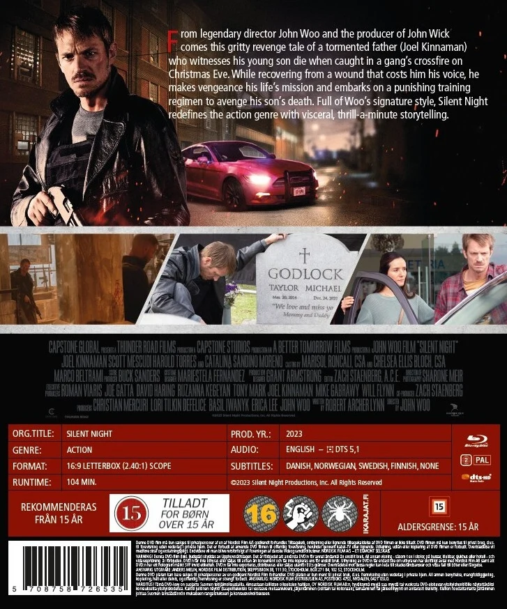 Silent Night (Blu-ray) Ohjaus: John Woo (2023)