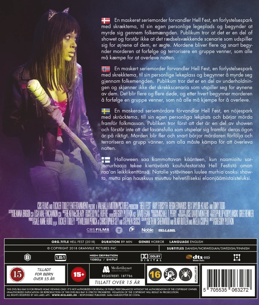 Hell fest (Blu-ray) 2018