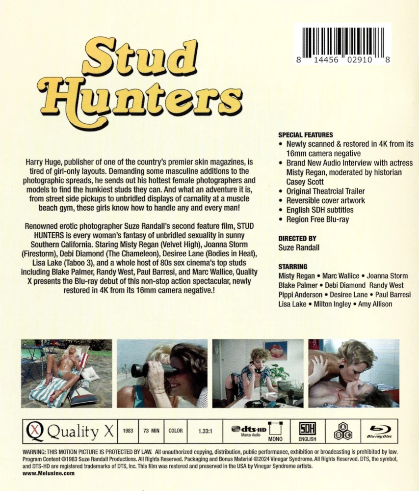 Stud Hunters - Limited Edition Slipcover (Blu-ray) Quality X