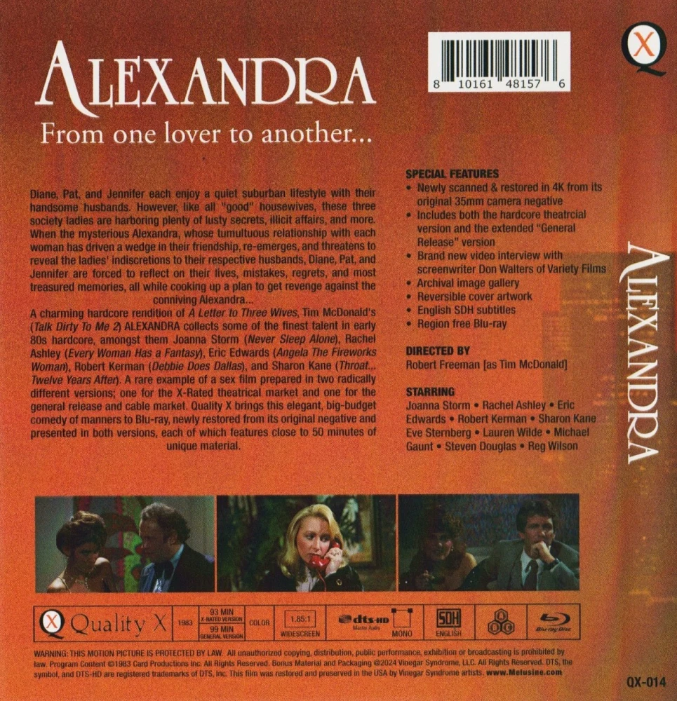 Alexandra - Limited Edition Slipcover (Blu-ray) Quality X