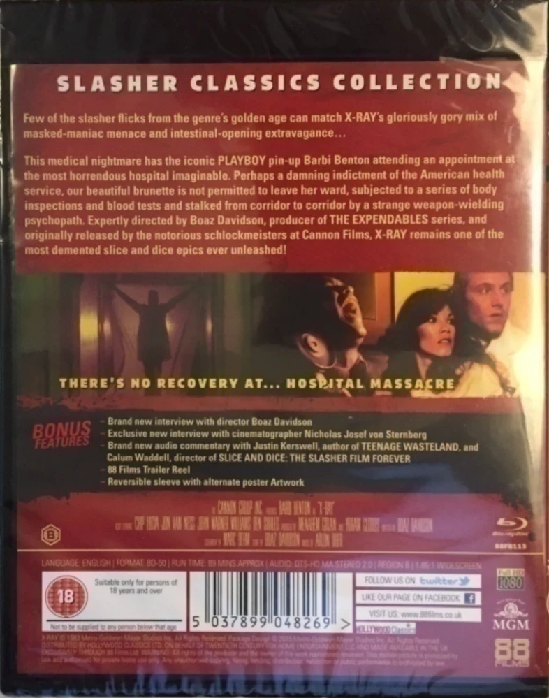 X-Ray - Hospital Massacre (Blu-ray) Slasher Classics Collection 09#
