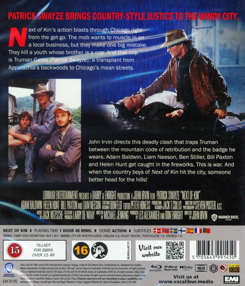 Veriveljet - Next Of Kin (Blu-ray) Patrick Swayze