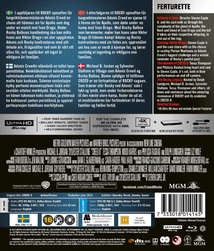 Creed II (4K Ultra HD + Blu-ray) Creed 2