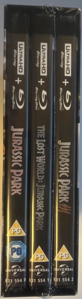 Jurassic Park - Trilogia Kokoelma (4K UHD + Blu-ray) Trilogy Collection