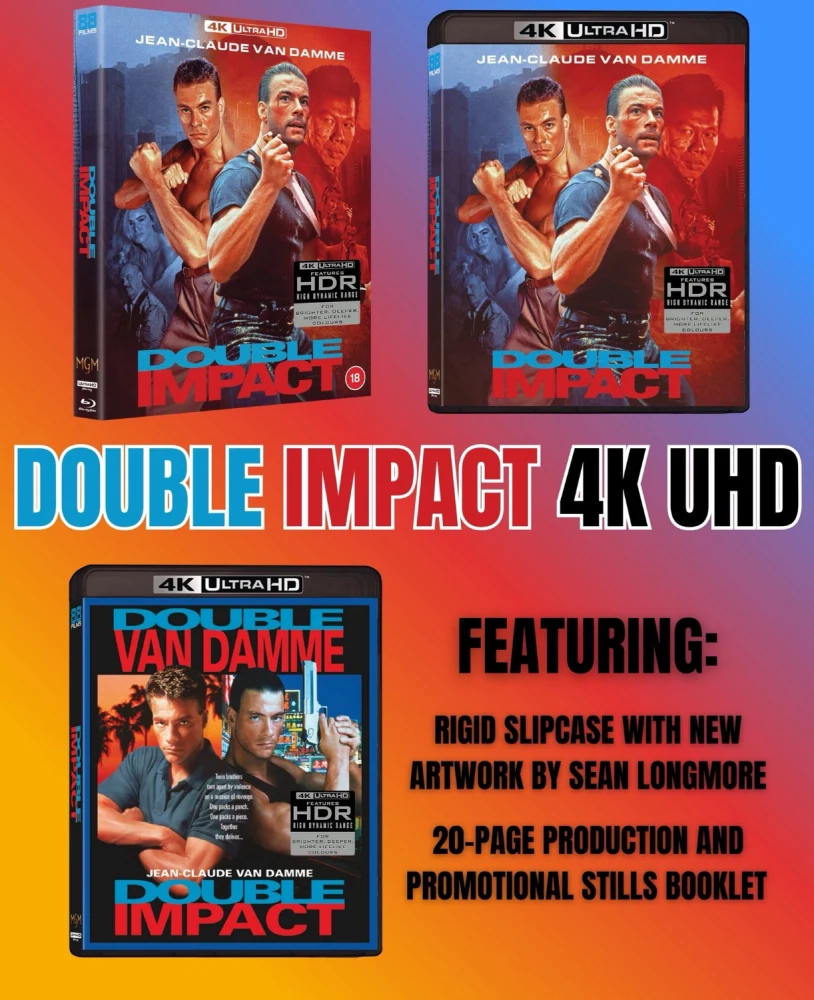 Kaksoisisku - Double Impact - Deluxe Limited Edition [4K UHD + Blu-ray]