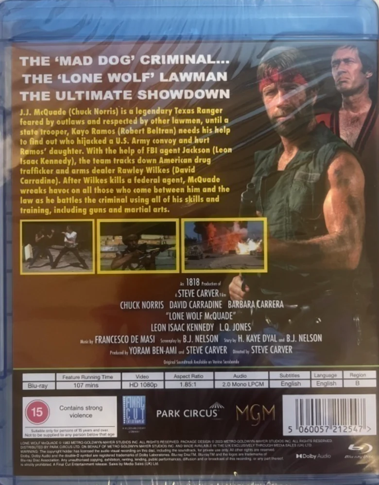 Yksinäinen susi McQuade  Lone Wolf McQuade [Blu-ray]