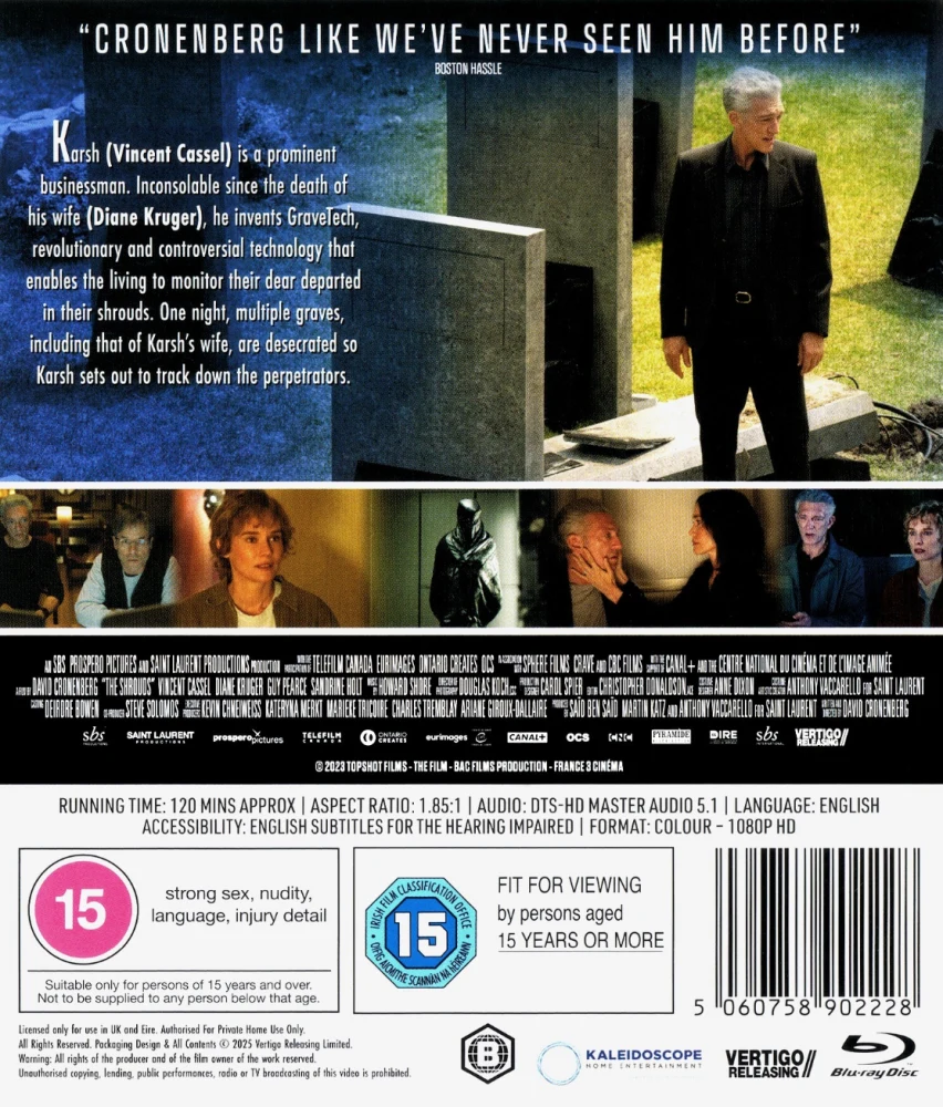 The Shrouds (Blu-ray) Ohjaus: David Cronenberg