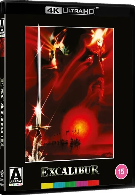 Excalibur: sankarin miekka - Limited Edition (4K Ultra HD + 2x Blu-ray) 1 Movie, 2 Cuts (Arrow)