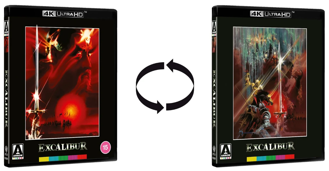 Excalibur: sankarin miekka - Limited Edition (4K Ultra HD + 2x Blu-ray) 1 Movie, 2 Cuts (Arrow)
