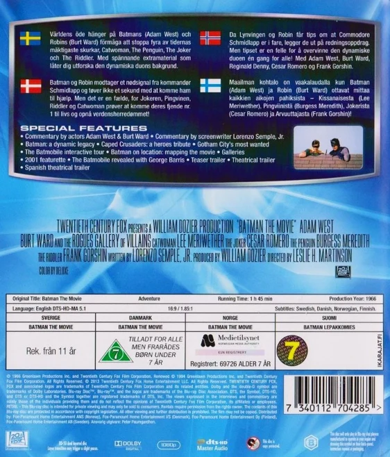 Batman The Movie - Special Edition (1966) (Blu-Ray)