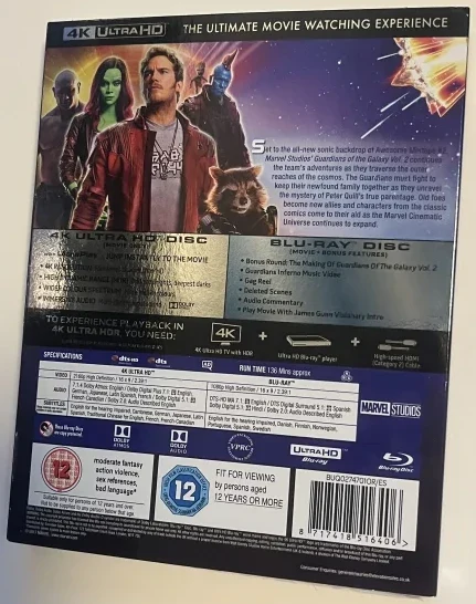 Guardians Of The Galaxy 2 (4K Ultra HD + Blu-ray) Slipcover (Guardians of the Galaxy Vol. 2)