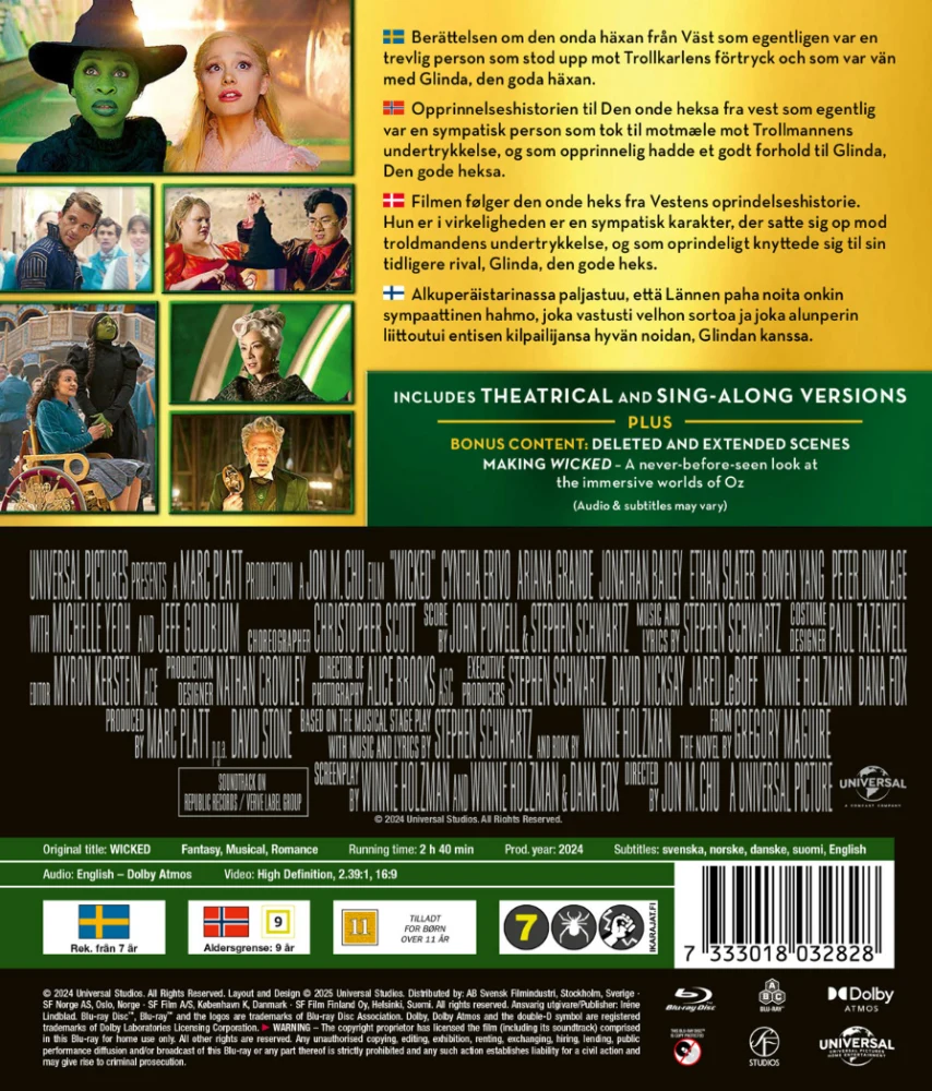 Wicked (Blu-ray) Wicked: Part I