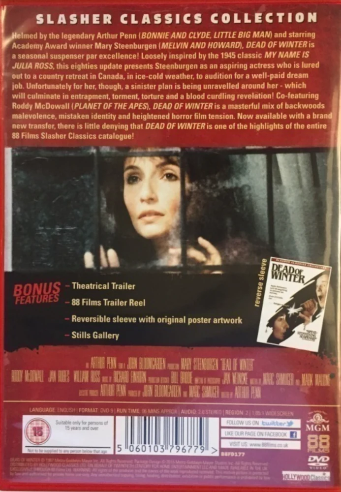 Dead of Winter (DVD) Slasher Classic Collection 5# (1987)